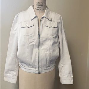 Zip up light weight bomber jacket